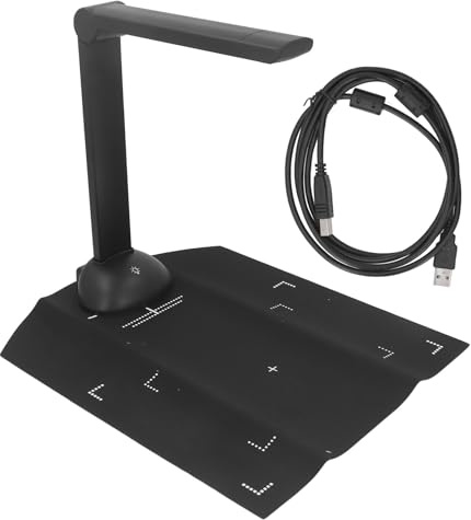 Garosa A3 High Definition Document Scanner 8MP, Portable Book Scanner för Skolkontor, EasyTouse med en 3-växlad Beröring Som Fyller Starkt Ljus, Brett Utbud Av Applikationer