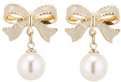 Ohrstecker Für Kinder Clips Fashionable And Versatile Trendy Earrings Korean New Internet Personalized Earrings Für Immer 21 Ohrringe (White, One Size)