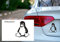 blattwerk-design KFZ Aufkleber - Linux Tux - Pinguin - Open Source Maskottchen- Autoaufkleber (300 mm x 210 mm, Schwarz)