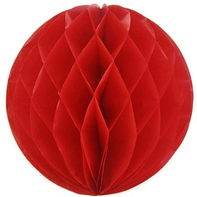 1 Wabenball 15cm // Wabenkugel Honeycomb Hänge Deko Ballon Laternen Aufhänger Waben Bälle Papier Pompons Dekoration Geburtstag Party Hochzeit (weinrot / bordeaux 270)
