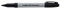 SMCO 3 x FINE Black Bullet Tip 0.8MM PERMANENT MARKER Pens K90 Waterproof