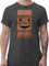 T-Shirt Herren - Karneval Fasching - Partner Kostüm Milch und Schokolade Er I Partnerkostüm Milk & Chocolate I Schoki Schokoladenriegel I Riegel Milky für Ihn - XL - Dunkelgrau - Partnershirt
