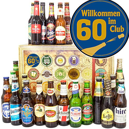 Willkommen im Club 60/60 Geburtstag Mama/Biere aus aller Welt 24x / Kalender Weihnachten Bier 2024 2025