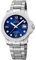 JAGUAR Damenuhr Modell J892/3 aus der Kollektion Woman, Gehäuse 34,5 mm, blau, mit Stahlband