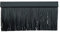 HMF 65429-02 Bürstenleiste für Kabeldurchführung für 19 Zoll Serverschrank | Außen | Schwarz