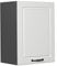 Vicco Hängeschrank R-Line, hängender Küchenschrank, Weiß Landhaus/Anthrazit, 45 cm