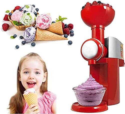 EdirFtra Home Soft Ice Cream Maker, Built-in Freezer, 800ml Frozen Yogurt Sorbet Maker, Automatic Machine, Home Ice Maker, Portable Blender.