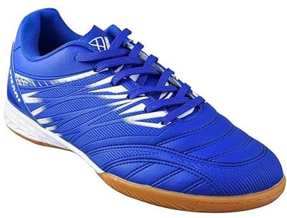 Vizari Valencia Hallenfußballschuhe für Damen und Herren, leichte Hallenfußballschuhe mit synthetischem Obermaterial, abriebfeste Gummi-Außensohle, Stollen für Hallenfußball und Futsal-Oberflächen,