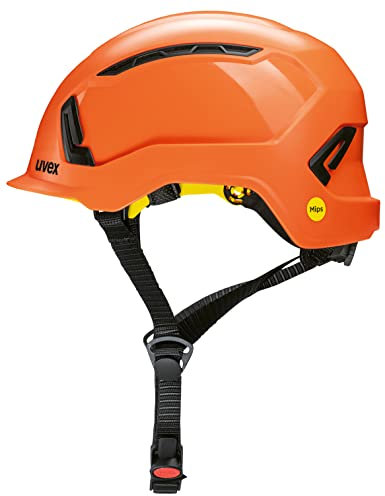 uvex pronamic Alpine Schutzhelm mit MIPS-Sicherheitssystem - Schutz und Dynamik - Damen/Herren - hi-viz orange