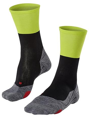 FALKE Unisex Fahrradsocken BC Gravel U So Baumwolle Funktionsmaterial antiblasen 1 Paar, Schwarz Black 3007, 46-48