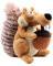 Laruokivi Lustige Nette Tier Puppe Scrat Eichhörnchen Gefüllte Plüsch Spielzeug 8'' Geschenk