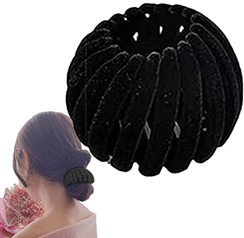 2 Stück Vogelnest Haarspange für Damen, Haarnadel Lazy Plate Pferdeschwanz Halter, Vintage Vogelnest Haarklammern Große Haarclips Haargreifer Haar Accessoire Haarschmuck für Mädchen Damen