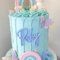 Personalised Name Charm Acrylic Cake Topper in Font 1