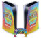 Head Case Designs Offizielle Scooby-DOO Batikfarbe Grafiken Vinyl Frontplatte Haut Gaming Aufkleber Abziehbild kompatibel mit Sony Playstation 5 PS5 Digital Edition Console and DualSense Controller