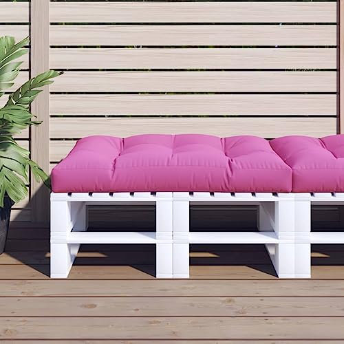 SKM Coussin pour palette Rose 120 x 80 x 12 cm Tissu Poids : 4,6 kg 360533