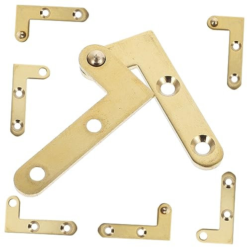 Homoyoyo 4sätze Scharnier Wellenverbindung Scharnier Für Türen Drehbares Pivot-scharnier Aus Kupfer Für Versteckte Türen Und Schranktüren