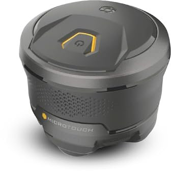 Micro Touch Titanium HeadShaver - Kopfrasierer - trocken & nass - makellose & glatte Rasur - 5 schwebende Köpfe - rasieren in jede Richtung - ergonomisch - Safe Touch-Bedienung - kabellos - aufladbar