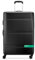 United Colors of Benetton Now Hartschalengepäck mit Spinnrollen, Schwarz, Checked-Medium 23 Inch, Jetzt! Hartschalengepäck mit Spinnrädern
