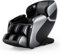 COSTWAY Massagesessel Ganzkörper, Zero Gravity SL Track Massagestuhl mit Heizung und Luftkompression, Shiatsu Massage Chair mit Bluetooth & Sprachfunktion, Relaxsessel elektrisch für Zuhause (Schwarz)