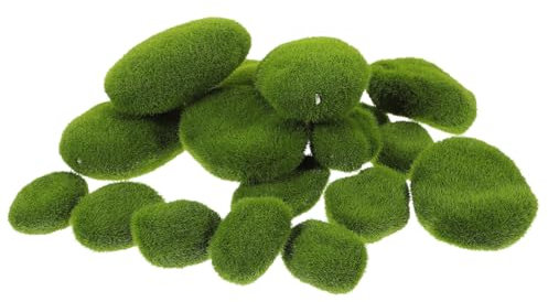 PHENOFICE 20stücke Künstliche Felsen Imitierter Stein Mikro-landschaftsstein- Lebensechter Moosstein Falscher Stein Gefälschte Form