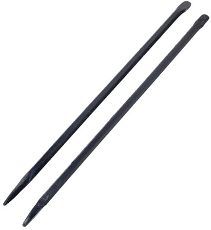 AUTSUPPL 2pcs Metal Pry Bar Practical Crowbar for Nail Remover Screw Lifting Tool for Terminal Removal