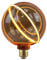 ENOVALITE LED Filament XL Leuchtmittel NEPTUN Amber - Globe G130 E27 4W 200lm 1800K Warmweiß dimmbar - Vintage Design Ambiente Deko Glühbirne Lampe