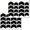 YJSDDNTY 2er Set Reflektoren Sticker - Reflektierende Aufkleber Schwarz für Helm,Fahrrad,Auto,Elektroroller - Schwarz
