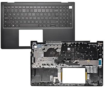 WANGHUIH Palmrest Upper Case - Teclado de diseño de EE. UU./inglés compatible con laptop Dell VOSTRO 15 3510 3511 3515 3520 3525