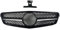 Sport Kühlergrill Vordereinlass-Kühlergrill-Stoßfänger Grill Für W204 C204 S204 C43 Für Benz C 2007-2014 Für AMG Für GT R Diamond Style Tuning Accessoires Auto Kühlergrill(AM Silvery)