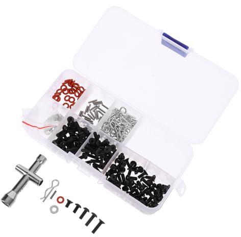 CHICAMPERA Rc Screw Kit Hardware Fastener for Rc Truck Car Tool Assortment Repair