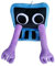 PEXIVOZ Collezione di Peluche Rain-bow Friends,Peluche Rain-bow Friends Mostro Bambola Viola,Rain-bow Friends Giocattoli,Amici Arcobaleno Peluche,Peluche Regalo per Bambini e Adulti - Mostro TV