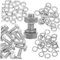 KICHOUSE 20 Pezzi set di dadi a vite piccole viti bulloni metrici ferramenta in acciaio inossidabile kit di bulloni kit bullone dado acciaio inossidabile 316 Silver