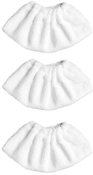 GeRnie Panni in tessuto for scopa a vapore for la sostituzione della copertura del tampone di pulizia in microfibra Accessori for pulitori a vapore(3PCS)