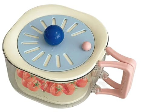 Ciotola Per Lavare Frutta | Scodella Per Lavare Verdure | Soluzione 2 In 1 Con Manico Pie