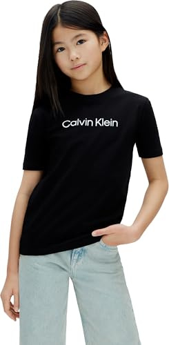 Calvin Klein Unisex Kinder Inst. Logo Ss T-Shirt Lv1cksja29 S/S T-Shirt