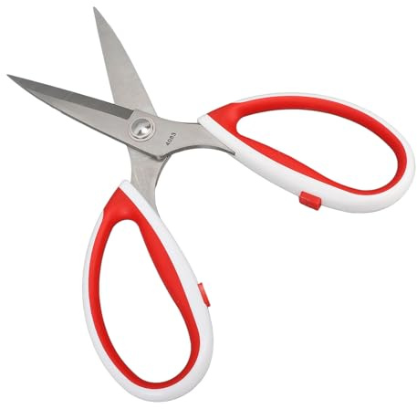 Jeffergarden Edelstahl Schere für Home Office Crafting Heavy Duty Klingen Komfort Griff Links Rechts Verwenden Mehrzweck-Schneide Werkzeug (4093-9in)