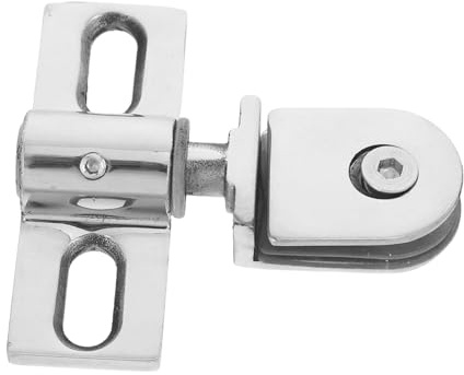 Gatuida Cerniera Per Porta Doccia in Vetro Cerniera Pivot Morsetto Per Porte in Vetro Kit Di Ferramenta Per Box Doccia Accessorio Per Bagno Parte Di Ricambio in Pesante