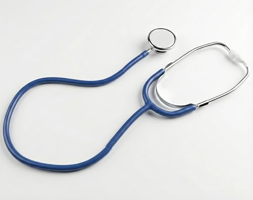 Ameisenkeks® Profi Stethoskop mit Single-Bruststück – Präzises Flachkopf-Stethoskop für Herz- & Lungendiagnostik – Hochwertiges medizinisches Instrument – Farbauswahl zufällig