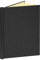 VELOFLEX 4944 080 - Klemmbinder A4 mit Ledernarbung, schwarz (4er Pack)