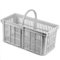 Chabrias Ltd Multi-Purpose Glass Collection Kitchen Organiser Cleaning Caddy Basket with handle (Single)