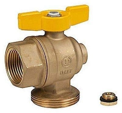 R790B Kugelhahn gerade verchromt R790BY004 3/4 F x 1 1/4 M GIACOMINI