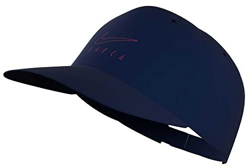 Nike Uni FC Barcelona Heritage86 Swoosh Cap, Dark Obsidian/Noble Red, One Size