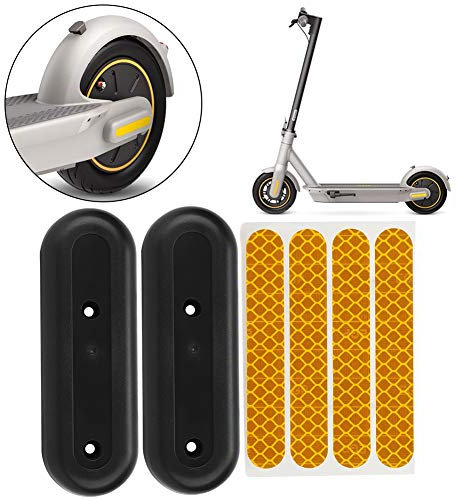 Keenso - Copertura decorativa per ruota posteriore per monopattino elettrico MAX‑G30, con adesivo riflettente