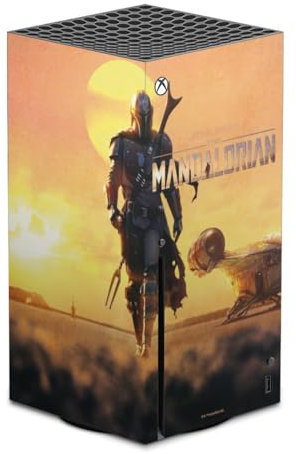 DeinDesign Autocollant Compatible avec Microsoft Xbox Series X Sticker Film Autocollant Motif de série Star Wars The Mandalorian