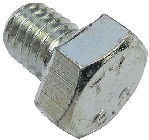 AERZETIX - Set di 50 Bulloni M8x10 - Testa esagonale - Ø8x10mm - DIN 933 - Classe 8.8 - Acciaio zincato - Fai da te - Strumento di montaggio/Ferramenta - C47316
