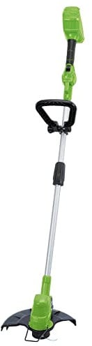 Draper D20 Cordless Grass Trimmer 40V | 9000 rpm Motor Strimmer | 290mm Cutting Width | Battery Not Included | Double Line Strimming Gardening Tool | 98504