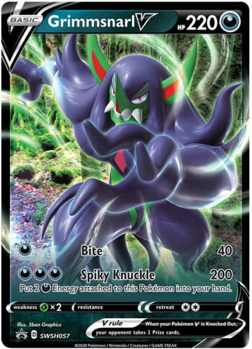 Pokemon Grimmsnarl V SWSH057 Schwert und Schild Black Star Promo