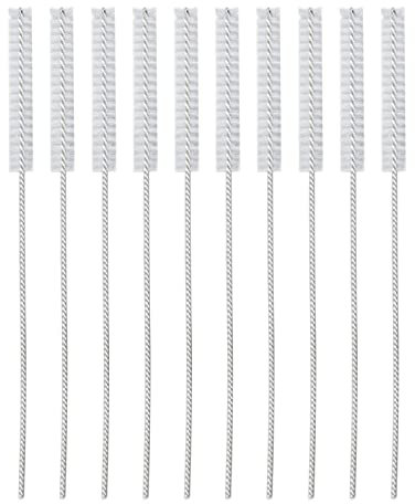 ANKROYU Lot de 10 brosses de nettoyage pour appareils auditifs, brosses à poils en nylon, nettoyage des amplificateurs auditifs, des ventilateurs et des tubes, l'entretien des appareils auditifs