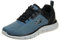 Skechers Track Broader, Zapatillas de Deporte Hombre, Blue Mesh Pu Black Trim, 42 EU