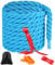 NEBURORA 20FT Tug of War Rope for Kids and Adults Outdoor Games Field Day Family Reunion Summer Outside Yard Backyard Lawn Camping Picnic Carnival Party Games Blue